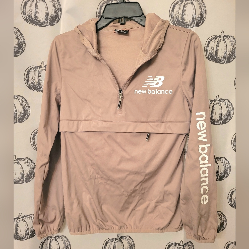 New Balance Quarter Zip Lightweight Windbreaker Pullover Jacket Size Small